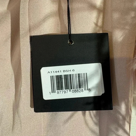 Ieena by Mac Duggal 11441 - Fringed Sheath Evening Gown NWT - Picture 5 of 7